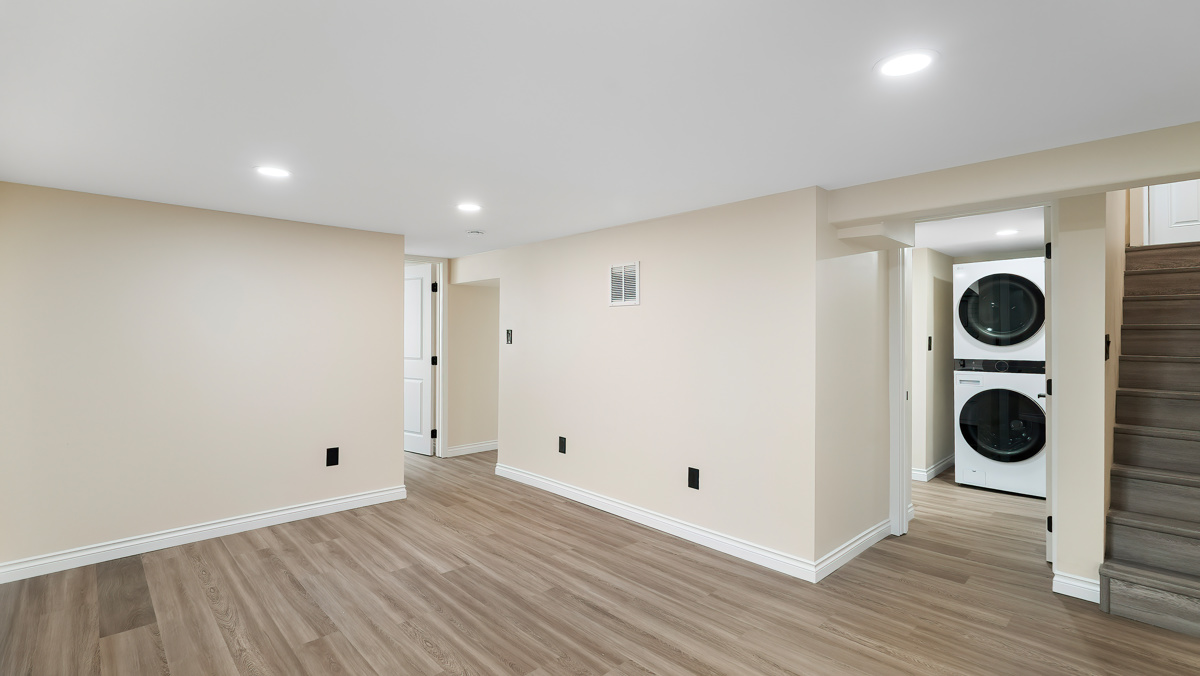 Spacious Basement Remodel